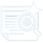 Image showing website pages being optimized to appear in AI tool answers such as ChatGPT and Gemini